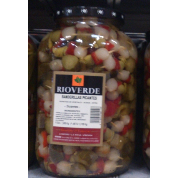 BANDERILLAS  RIOVERDE PICANTE SUAVE 1.9KG