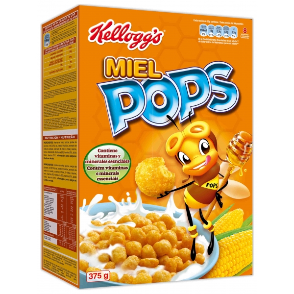 MIEL POPS KELLOGG&acute;S CEREALES 375GR