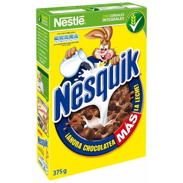 NESQUIK NESTL&Eacute; CEREALES 375GR