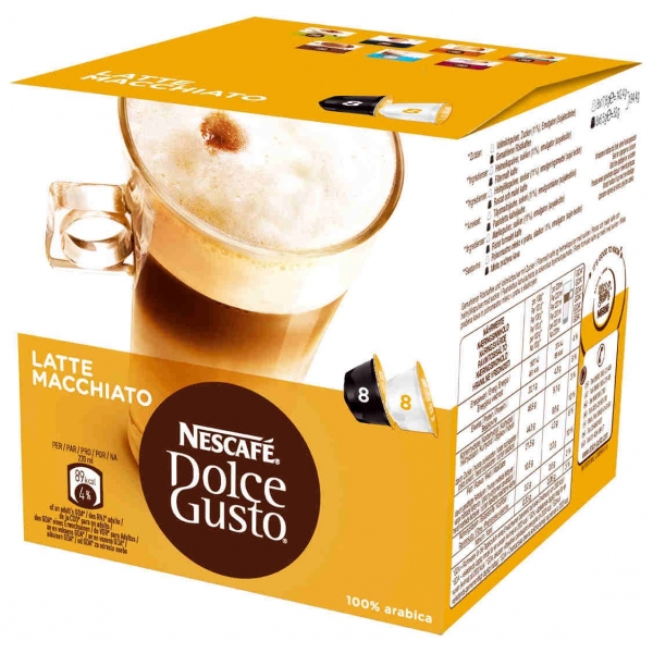 DOLCE GUSTO LATTE MACCHIATO   NESCAF&Eacute;  8+8U