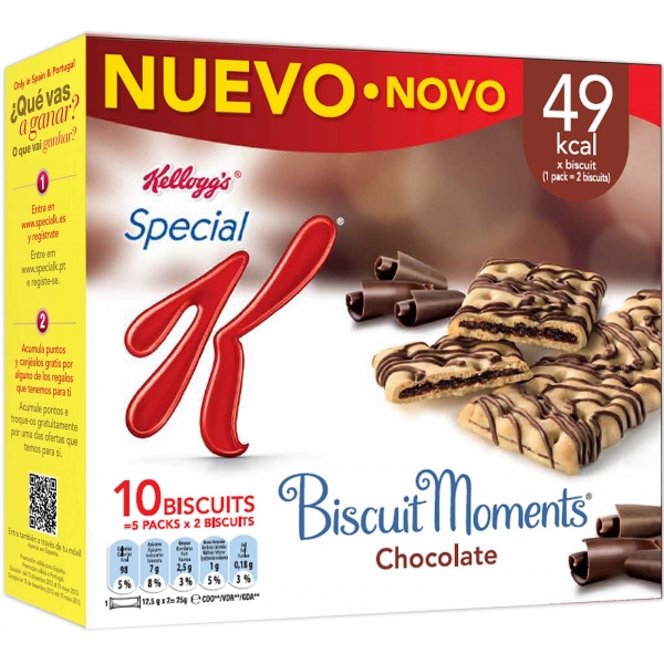 BARRITAS SPECIAL K BISCUIT MOMENTS CHOCOLATE