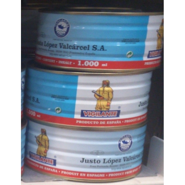 SARDINA VIGILANTE ACEITE 700GRS ESC.