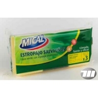 ESTROPAJO MICAL SALVAUÑAS PACK-3