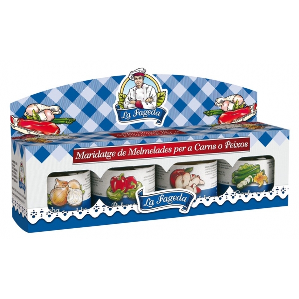 MERMELADAS PARA CARNES Y PESCADOS 43GRX4