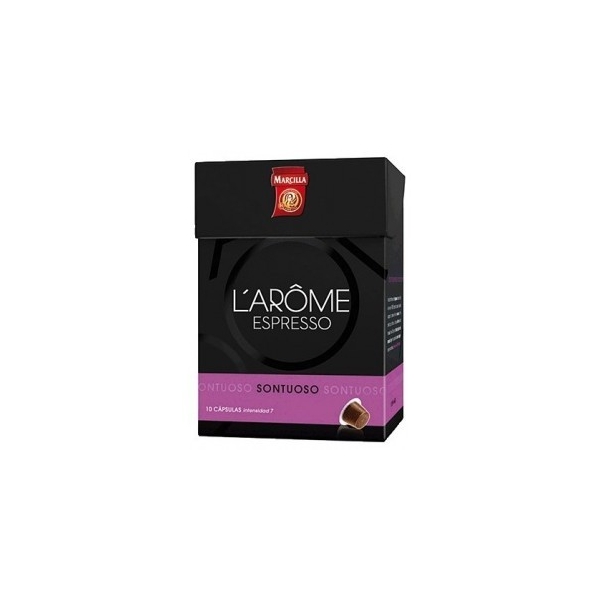 Marcilla L'Ar&ocirc;me Espresso Caf&eacute; C&aacute;psulas Sontuoso