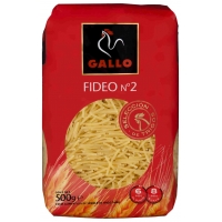 PASTA GALLO FIDEO N2 500GR