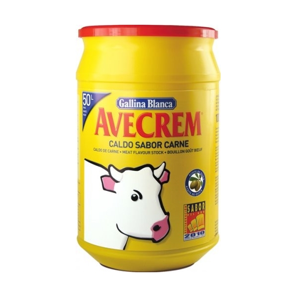CALDO DE CARNE  AVECREM 1KG 50LTS
