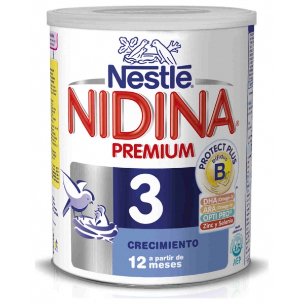 NESTL&Eacute; NIDINA 3 PREMIUM LECHE CONTINUACI&Oacute;N 12 MESES 800GR