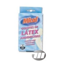 GUANTES MICAL LATEX EXAMEN 10 U