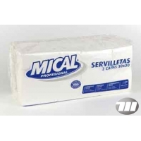 SERVILLETA MICAL BCA 30X30 2C 200U