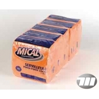 SERVILLETA MICAL 33X33 SALMON 5X50U