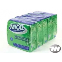 SERVILLETA MICAL 40X40 VERDE 5X50U