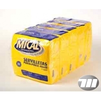SERVILLETA MICAL 40X40 AMARILLO 5X50U