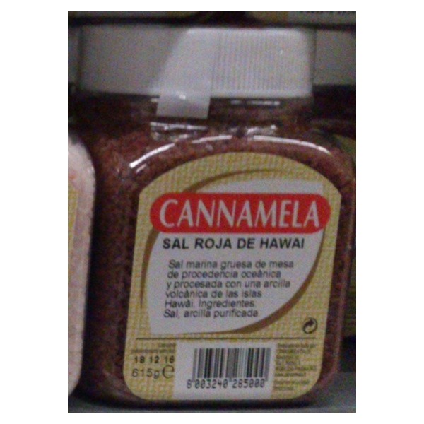 SAL CANNAMELA ROJA DE HAWAI 580 GR