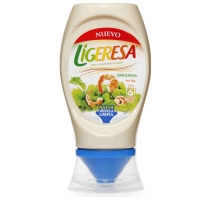 MAYONESA SALSA FINA BOCA ABAJO LIGERESA 400ML