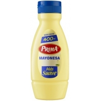 MAYONESA  SUAVE BOCA ABAJO PRIMA 400ML