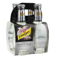 SCHWEPPES TÓNICA PIMIENTA ROSA 4X20CL