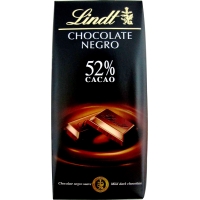 CHOCOLATE LINDT NEGRO 52% CACAO 125GR