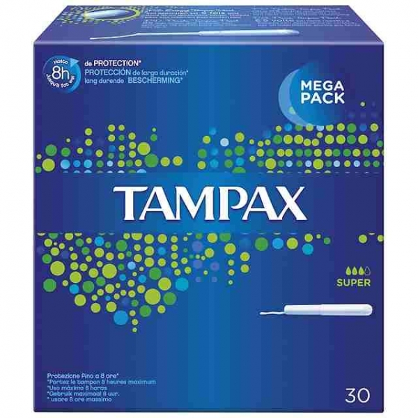 TAMPAX SUPER MEGA PACK 30U