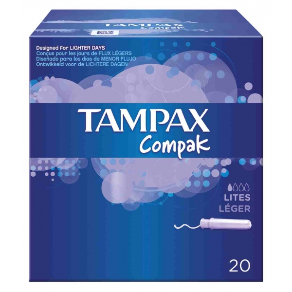 TAMPAX COMPAK LITES 20U