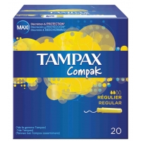 TAMPAX COMPAK REGULAR 20U