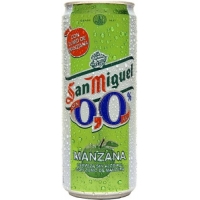 LATA CERVEZA SAN MIGUEL MANZANA SIN 33CL 