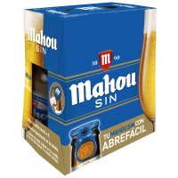  CERVEZA MAHOU SIN 25CL P-6 
