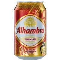 LATA CERVEZA ALHAMBRA 33CL 