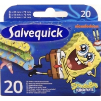 TIRAS SALVEQUICK BOB ESPONJA 20U