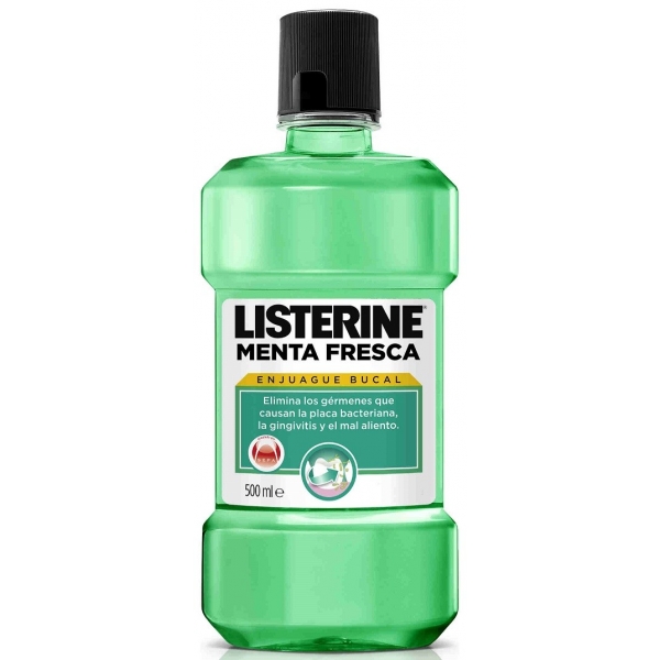 ENJUAGUE BUCAL LISTERINE MENTA FRESCA 500ML