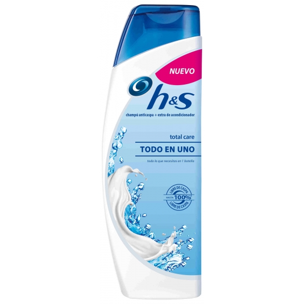 CHAMP&Uacute; H&S TODO EN UNO TOTAL CARE 360ML