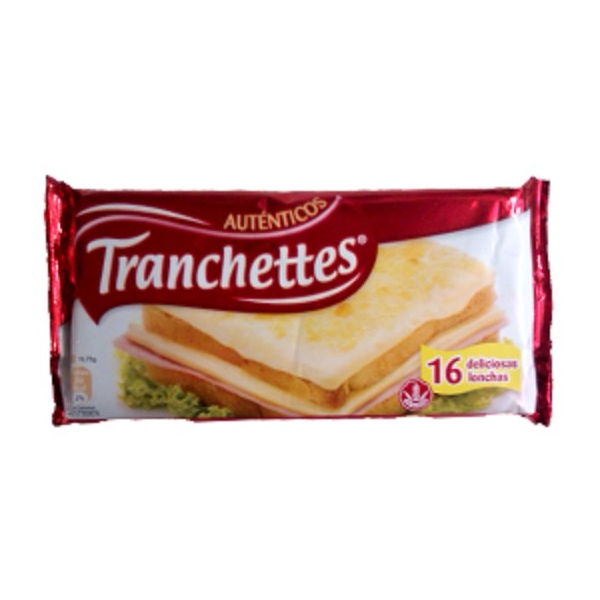 QUESO EN LONCHAS TRANCHETES 16U 300GR