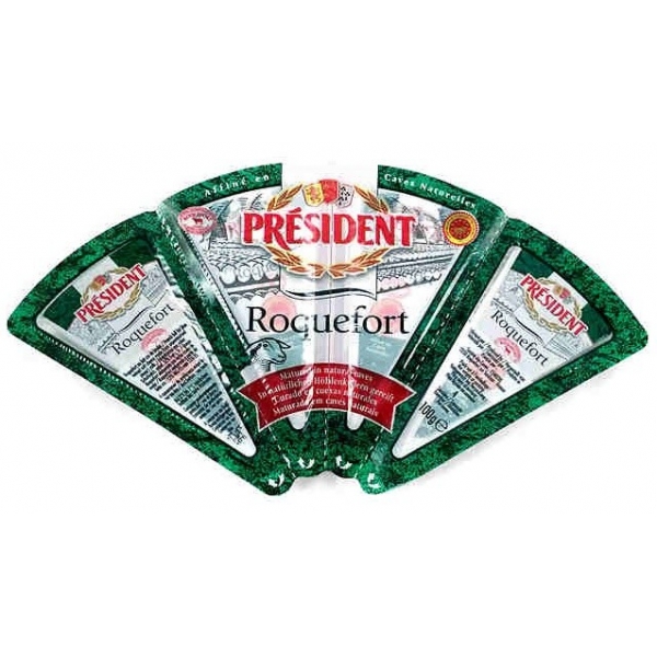 QUESO ROQUEFORT PRESIDENT 25G P-4