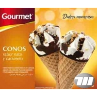 HELADO GOURMET CONO NATA -CARAMELO  P-6