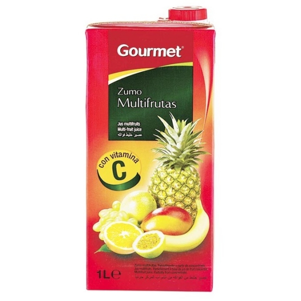 ZUMO MULTIFRUTA 100% 1L