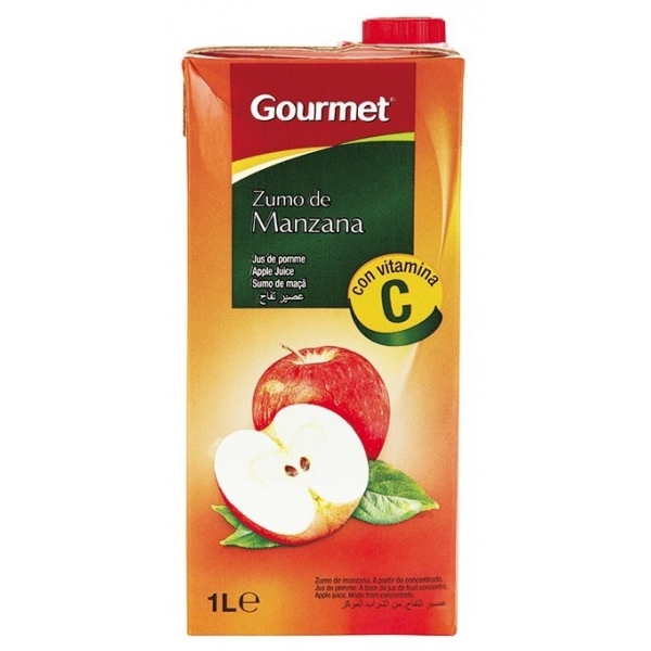 ZUMO MANZANA 100% BRICK 1L