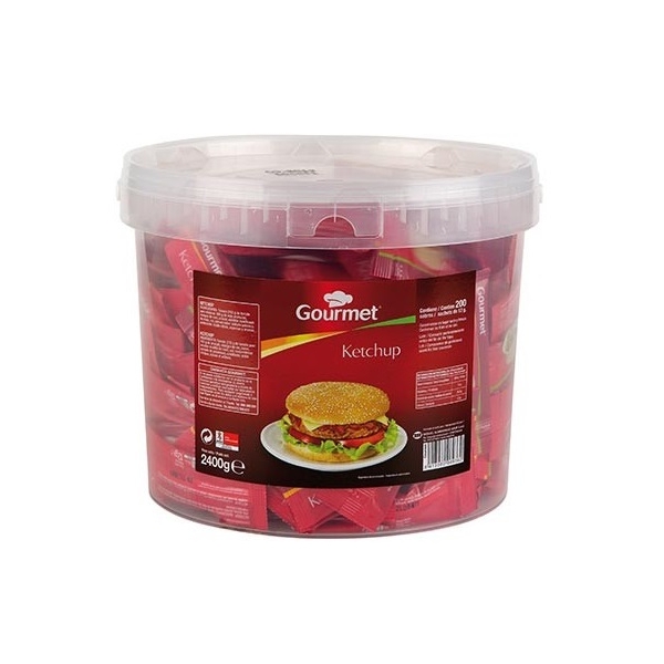 KETCHUP GOURMET SOBRES 200U X12G