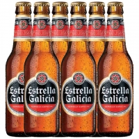  CERVEZA ESTRELLA GALICIA  25CL P-6