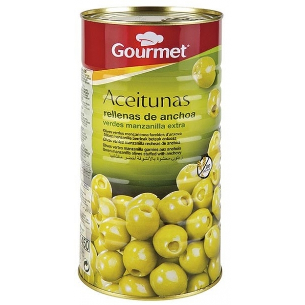 ACEITUNAS GOURMET RELL. 600G PN