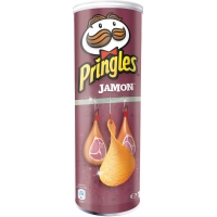 PRINGLES CHIPS JAMÓN 165GR