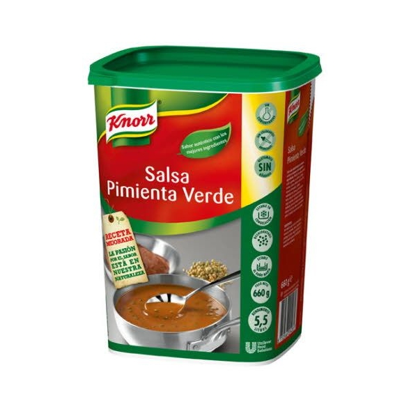 SALSA PIMIENTA VERDE KNORR 660GR