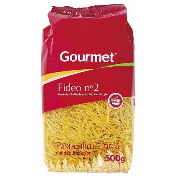 PASTA  FIDEO N2 GOURMET  500GR