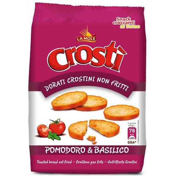 TOSTADA CROSTI TOMATE&ALBAHACA 100GR