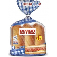 PAN DE HOT DOG BIMBO P-6