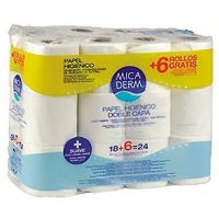 PAPEL HIGIÉNICO MICADERM 2 CAPAS  24 R