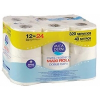 PAPEL HIGIÉNICO MICADERM MAXIROLLO 2CAPAS 12R