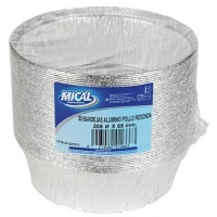 BANDEJA MICAL ALUMINIO POLLO RD.50U