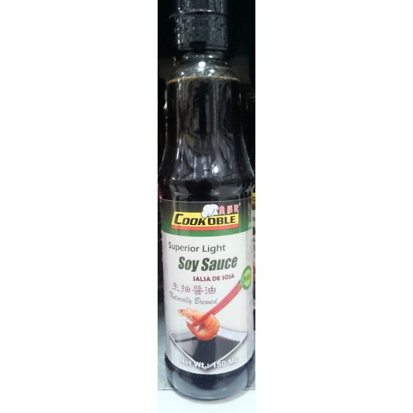 SALSA DE SOJA SUPERIOR SUAVE COOKOBLE 150ML