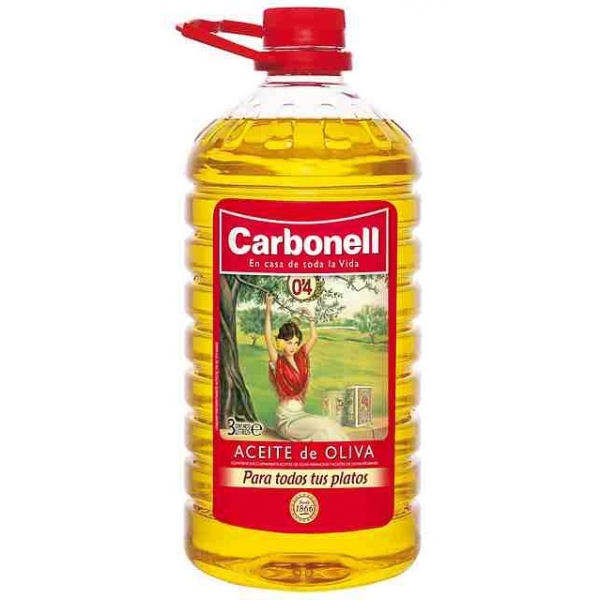 ACEITE OLIVA CARBONELL  SUAVE 0.4&ordm;   3L