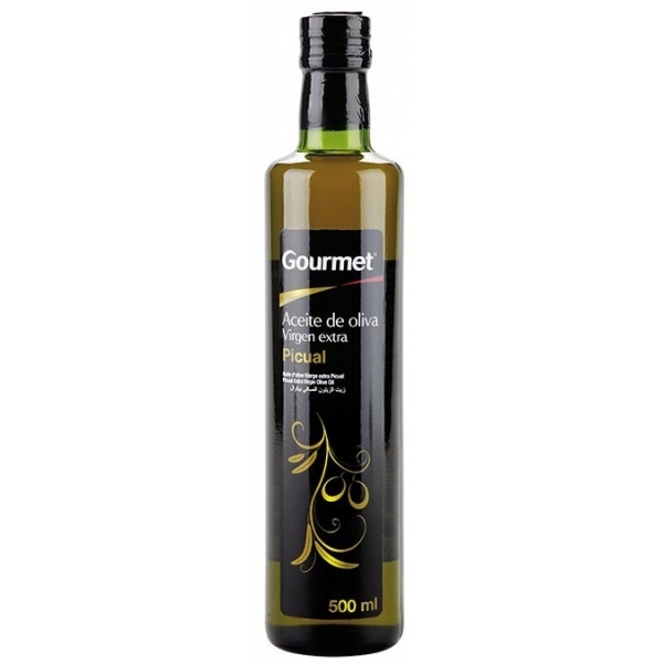 ACEITE OLIVA PICUAL VIRGEN EXTRA GOURMET CRISTAL  500 ML